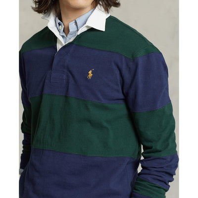 Polo-Ralph-Lauren-Iconic-Rugby-Shirt-Newport-Navy-College-Green